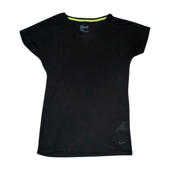 Nike Black Crew Neck Short Sleeve Loose Fit Tee Size S/M - Picture 1 of 3